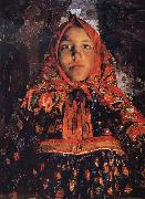 Filip Andreevich Malyavin The village girl oil painting artist